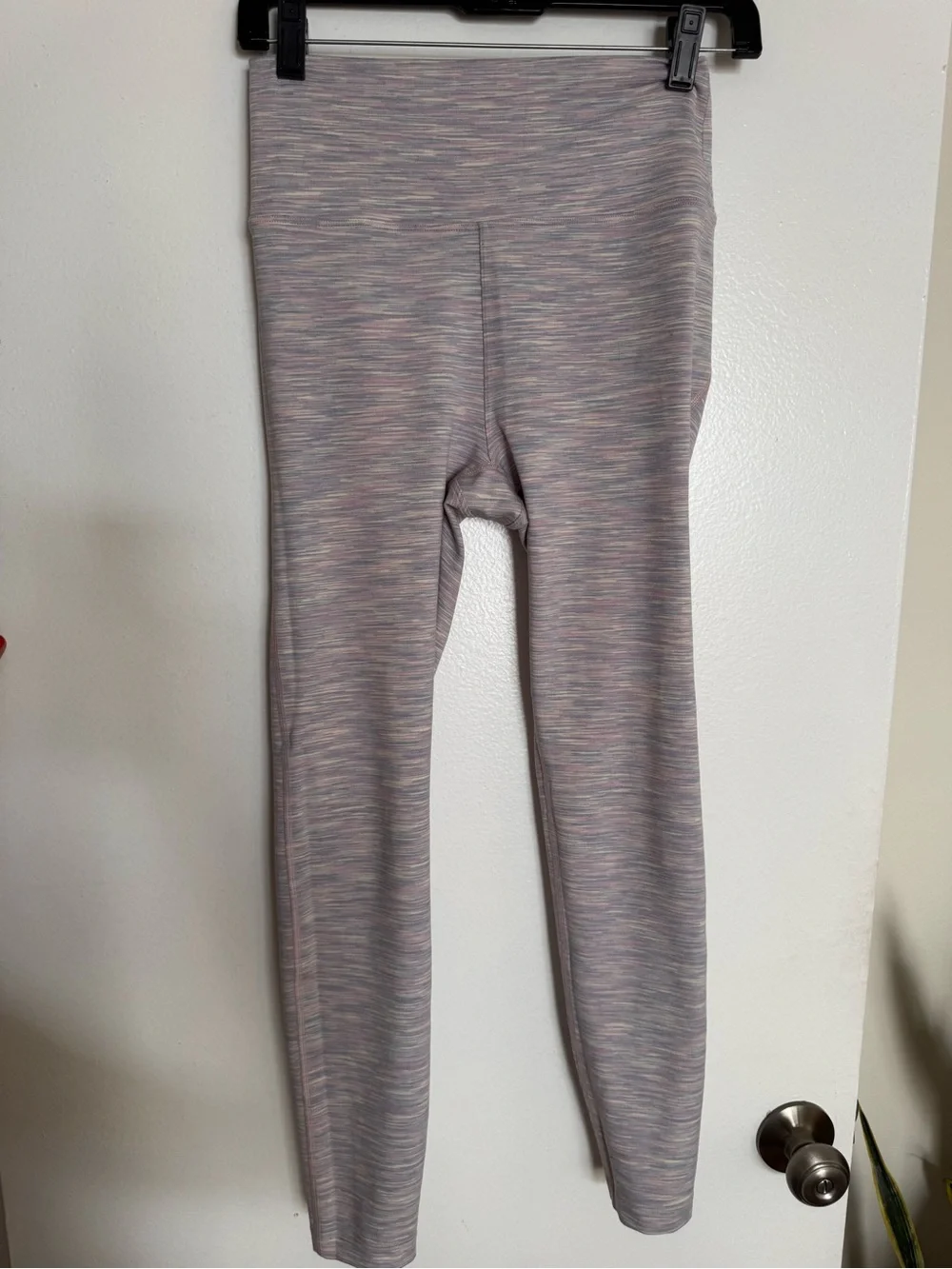 Outdoor Voices Heathered Lavender & Gray Leggings